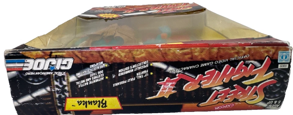 GI Joe Street Fighter II Blanka 12" Figure 1993 Hasbro NIB Beast Blaster Capcom - Image 4 of 4