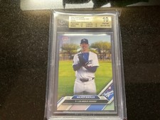 2024 Topps Now Road To Opening Day POP 1 Walker Buehler Dodger Pearl /199 BGS 10