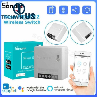 For SONOFF Mini Wifi Smart Switch Remote Control For Alexa Google Home Kit B2AM