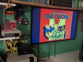 Jordan vs Bird one on one original Nintendo Nes game clean and tested cart only