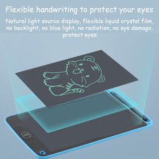 10.5 Inch Blue Kids LCD Writing Tablet - Art Fun, Car Rides Preschool Activities