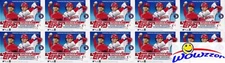 (10) 2022 Topps Series 1 Baseball EXCLUSIVE Sealed Blaster Box-10 JERSEY RELIC