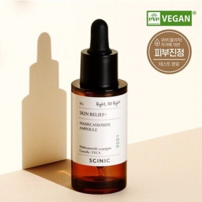 SCINIC Skin Relief Plus Madecassoside Ampoule 30ml Vegan Moisturizing Ampoule