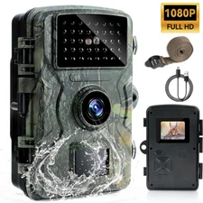 Trail Wildlife Camera 16MP 1080P HD Trail Camera Night Vision Motion Waterproof