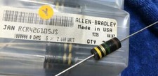 (QTY 1) AB ALLEN BRADLEY 2W 1M RCR42G105JS CARBON COMPOSISTION RESISTOR