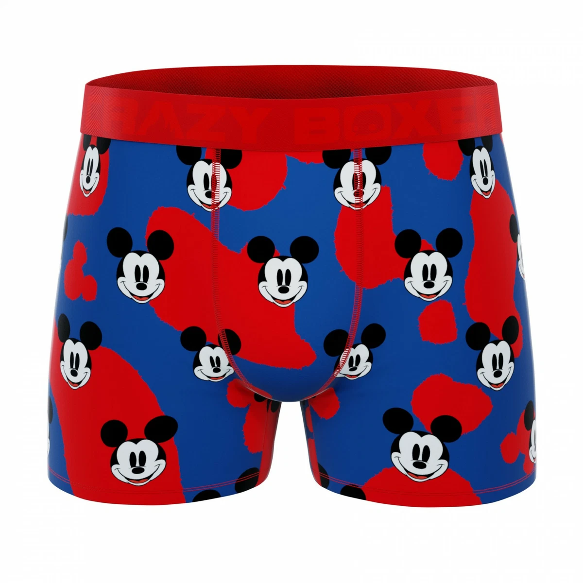 Crazy Boxers Disney Mickey Mouse Faces Boxer Briefs in Present Box  Multi-Color