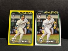 2024 Topps Update Yellow Border / Base Darell Hernaiz RC #US132 A'S