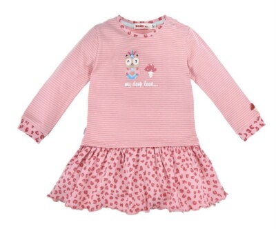 Bondi Kleid mit Motiv, Streifen und Leodruck