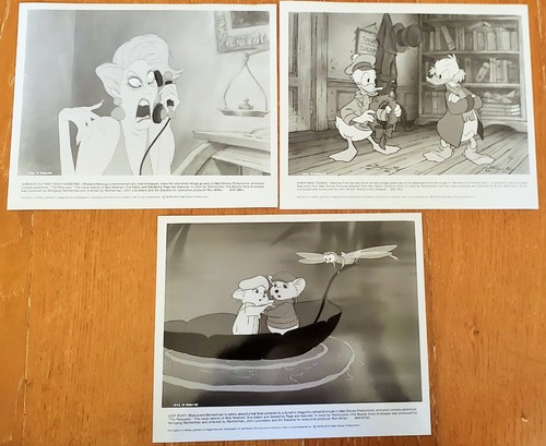 Fotografía Disney Madame Medusa 8 x 10 blanco y negro Walt Disney Production  - Imagen 1 de 4