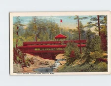 Postcard Rustic Bridge Lester Park Duluth Minnesota