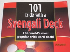 101 Tricks With A Svengali Deck Booklet - Magic Card Tricks, Close Up, Learn How