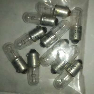 GE Ampoule 6.3 v 0.15 A 8 v 0.16 A 1847 Lampe cadran Lot 10 pcs