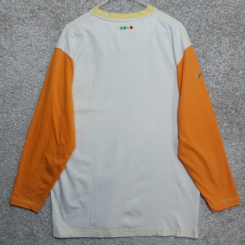 Camisa Coogi Niños Jóvenes XXL Multicolor Manga 3/4 Tejida Cuello Redondo Pájaro Bordado Foto 2 de 4