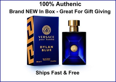 Versace Pour Homme Dylan Blue by Versace 3.4 oz EDT Cologne for Men - New In Box