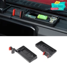 DASH STORAGE ORGANIZER BOX TRAY PHONE HOLDER MOUNT FOR JEEP WRANGLER JL JT 2024+