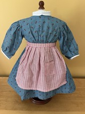 Vintage AMERICAN GIRL PLEASANT COMPANY KIRSTEN MEET OUTFIT DRESS APRON 1986