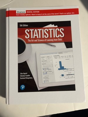 Statistics: The Art and Science of Learning from Data 5TH EDTN - Rental Edition