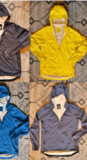 ASICS Hombre GRANDE, Ligero, Softshell Chaqueta Cortavientos Con Capucha Ajustable