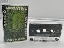 TYPE O NEGATIVE SLOW DEEP AND HARD CASSETTE Tape Metal Roadracer RR9313-4 1991
