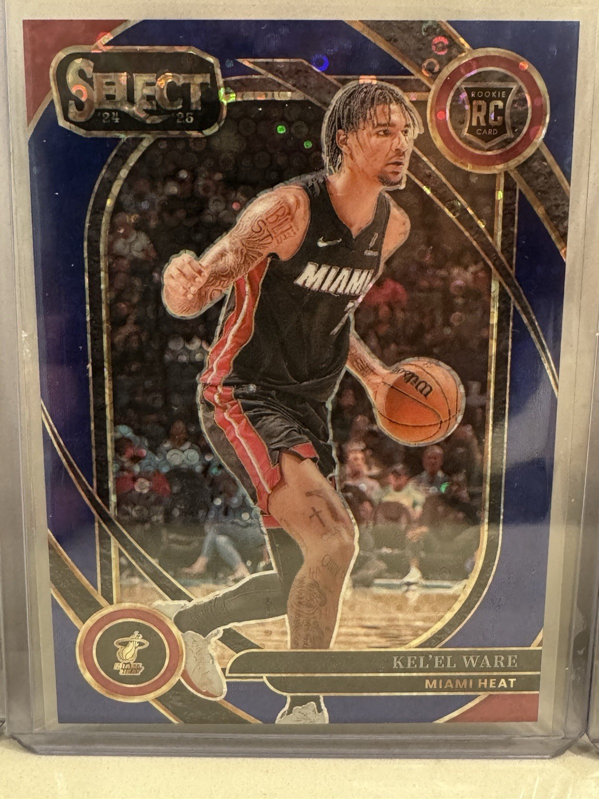 2024-25 Panini Select Kel’el Ware #273 Courtside Blue Disco Rookie 25/25 = 1/1