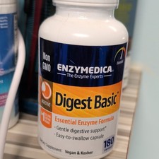 Enzymedica Digest Basic Enzyme Formula Digestive Support 180 Capsules Vegan