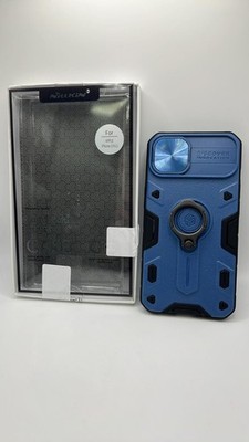 Nillkin CamShield Armor Case für iPhone 13 6,1 Zoll Blau mit Kamera Cover