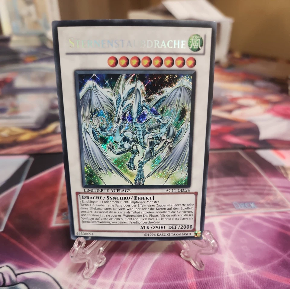 STARDUST DRAGON SECRET RARE GERMAN AC11-DE024 YUGIOH - Image 3 of 4