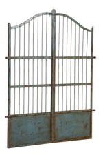 Cancello in ferro pieno anticato Biscottini 117x6x150 robusto solido per