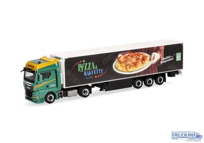 Herpa Gartner KG MAN TGX GX Kühlkoffer-Sattelzug Pizza&Baguette GAR91