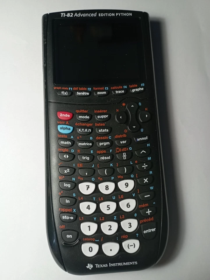 Calculatrice Texas Instruments - TI-83 Advanced ti 82 - Edition Python - Photo 2/4