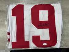 DEEBO SAMUEL 49'ERS Autographed (2) Jerseys White and Black BAS & JSA Witnessed