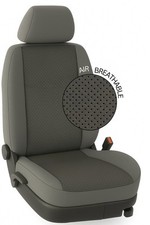 VW T6 Transporter/Caravelle Maß Sitzbezüge Komplett 9-Sitze: Alcantra/AIR/grau