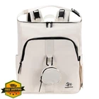 vosmles Diaper Bag Backpack Beige Large