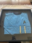 Leonard Nimoy Autographed Blue Star Trek Costume Shirt - JSA