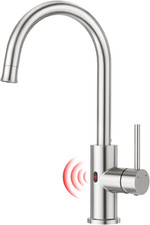 Touchless Kitchen Faucet Infrared Sensor,2 Water Modes Motion Activated Bar Sink