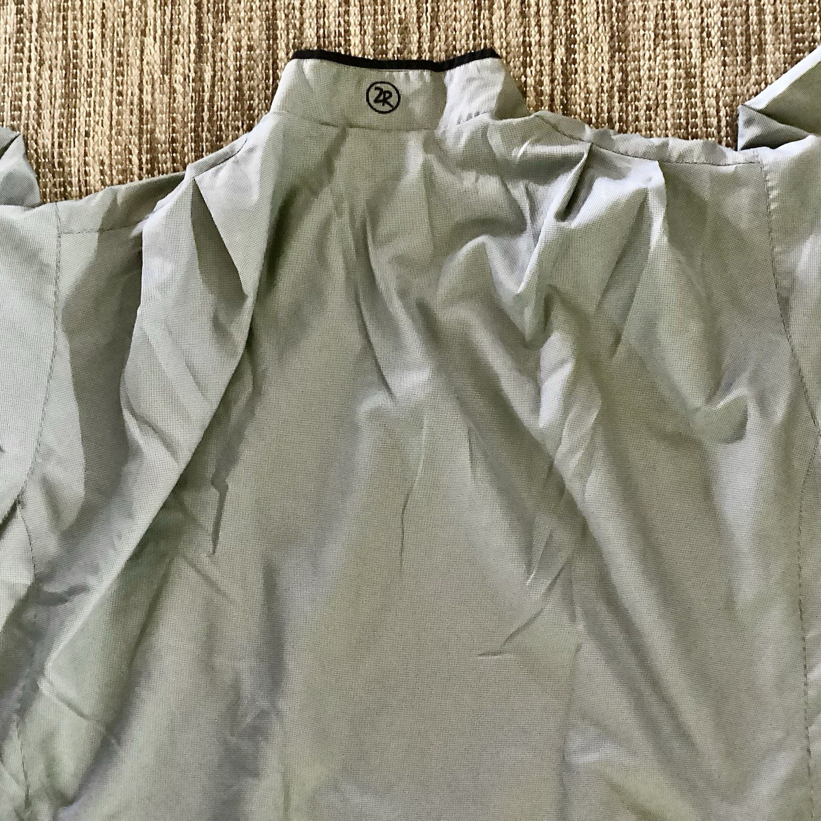 ZERO RESTRICTION Tour Series  Reversible 1/2 Sleeve Golf Pullover Gray Black XXL