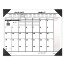 AT-A-GLANCE AAGSK117000 Jan-Dec 2026 22" x 17" Monthly Desk Pad Calendar New
