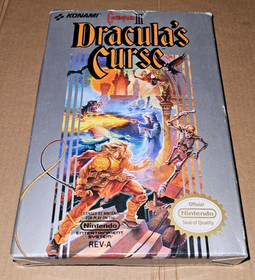 NES Castlevania III 3 Dracula's Curse CIB Complete Nintendo Entertainment System