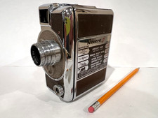 Vintage 1950's-REVERE 8 MODEL 44 8mm Movie Camera - Works - see video demo