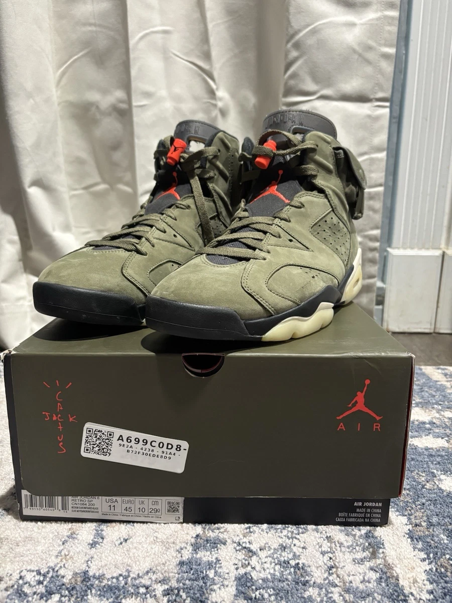 Las mejores ofertas en Jordan 6 Retro x Travis Scott Mid Olive | eBay