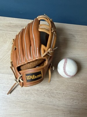 Wilson Fieldmaster Vintage A2604 Baseball Handschuh und Ball Set