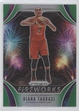 2020 Panini Prizm WNBA Fireworks Green Prizm Diana Taurasi #10 0a9v