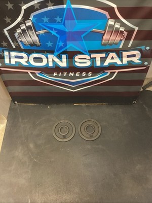 York Barbell 2.5lb Olympic Weight Plates. vintage, Pairx2, Rare.