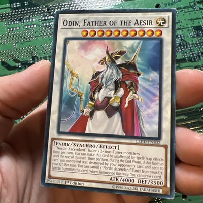 odin yugioh card Amazon.com: Yu-Gi-Oh! - Odin, Father of The Aesir (STOR-EN040) - Storm of  Ragnarok - 1st Edition