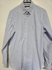 LACOSTE Hemd Business Kariert Blau Herren Gr. 40 Top!