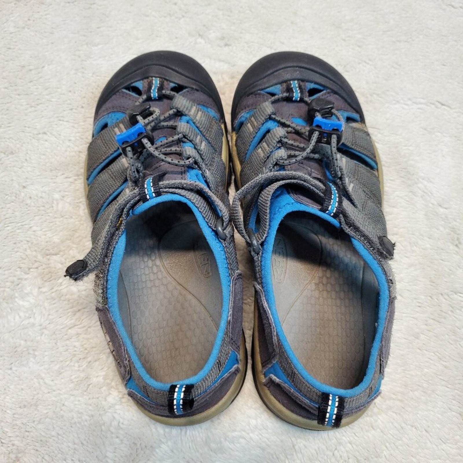 Scarpa sandalo Keen Youth Newport H2 outdoor grigio blu slip on acqua casual ragazzo 4