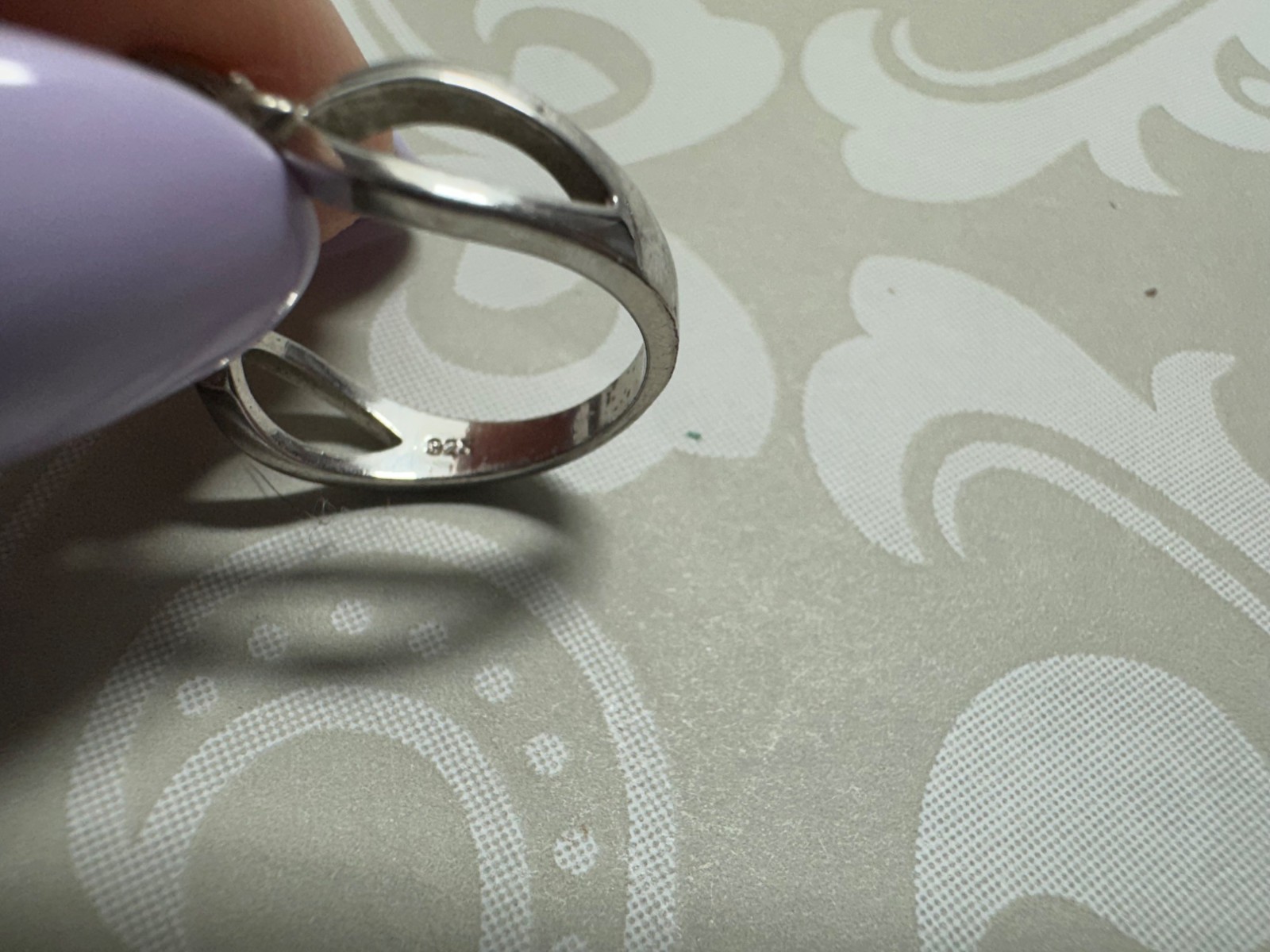 Sterling Silver and Rectangular Opal Shaped Stone… - image 8