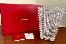 Baccarat vase Eye en cristal S 20cm signé crystal bougeoir harmonie lampe design