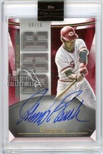 Johnny Bench 2021 Topps Luminaries Home Run Kings Red Autograph Card HRK-JB 9/10