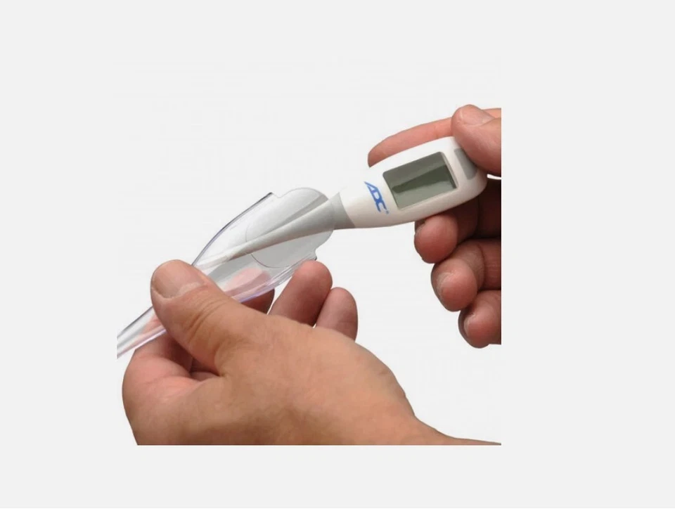 AD Oral Rectal Cuerpo LCD Termómetro Digital Adulto Bebé Niño Punta Flexible Lectura Rápida EE. UU. Foto 4 de 4